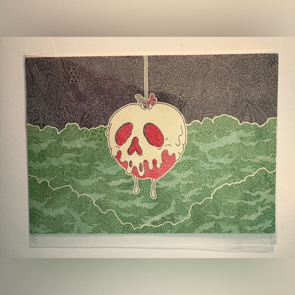 Disney poison apple 5x7 print